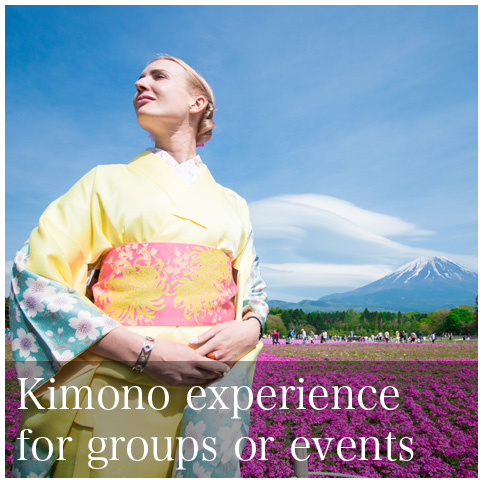 Kimono experience for groups or events